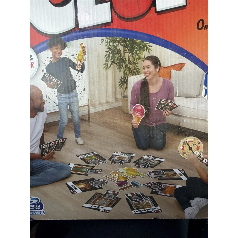 Clue Giant Edition Board Game Indoor Outdoor Mystery Game Spin Master 6062876r